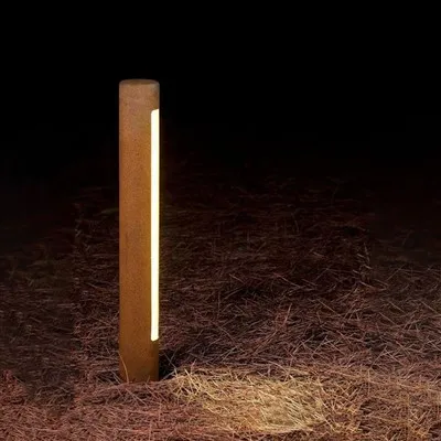 Corten LED Post Ochiq Bollard Garden Light