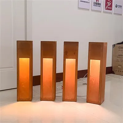 Suv o'tkazmaydigan maysazor chiroq Led Bollard bog 'chiroqlari